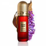 Madam Catherine perfume bottle with purple flowers, exuding elegance and charm.